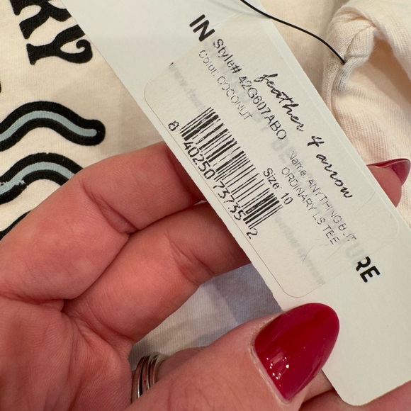 NWT feather 4 arrow Gril’s Long Sleeve Printed Tee Shirt - Picture 4 of 5